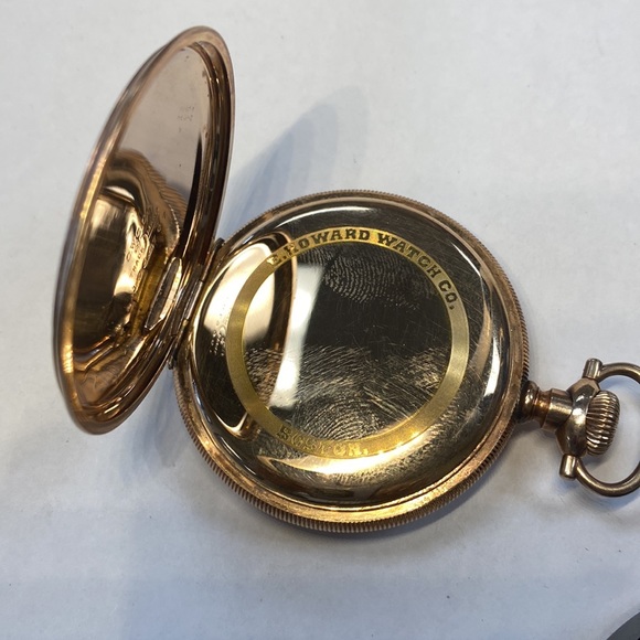 Antique Howard 19 Jewels Gold Poket Watch - Picture 4 of 11